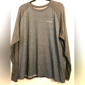 Columbia Sportswear Company, Omni-Wick Longsleeve, Blue & Charcoal, Men’s, XXL